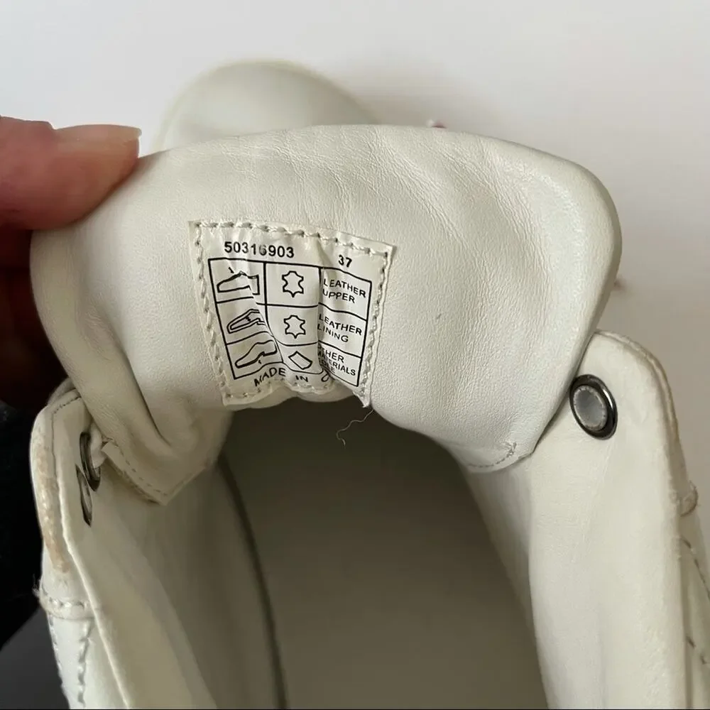 Hugo Boss White High Top Sneakers